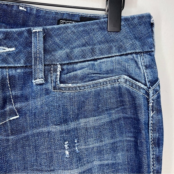 Y2K William Rast Distressed Flare Jeans Size 28 - Picture 6 of 16